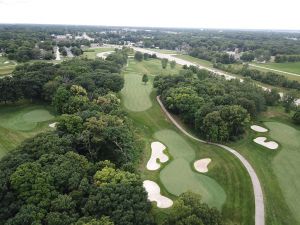 TPC Deere Run Aerial 11th Back